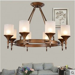 Retro Pastoral Wrought Iron Chandeliers 6