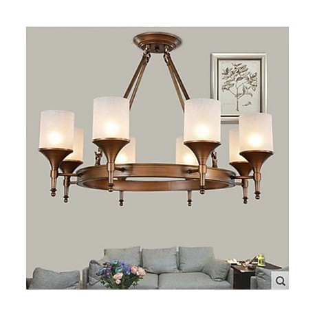 Retro Pastoral Wrought Iron Chandeliers 6