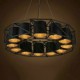 40W Vintage / Country LED Painting Metal Pendant Lights Dining Room / Study Room/Office / Game Room / Hallway / Garage