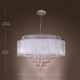 Max 20W Modern/Contemporary / Drum Crystal Electroplated Pendant Lights Living Room / Bedroom / Dining Room