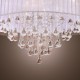 Max 20W Modern/Contemporary / Drum Crystal Electroplated Pendant Lights Living Room / Bedroom / Dining Room