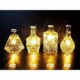 Crystal Glass Lamp ,4Lights Shade Restaurant Kitchen Minimalist Personality Bottle Lights