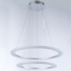 LED Acrylic Pendant Lamps Ceiling Hanging Chandeliers Light Fixtures with 2 ring 6080 CE FCC ROHS