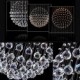 LED Pendant Light Modern Crystal Chandelier 5 Lights Silver Canpoy Clear Crystal Globe Ceiling Lamps Fixtures H130CM