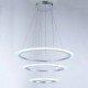 3 Ring DIY Shape LED Acrylic Pendant Light Ceiling Lamps Chandeliers Lighting with 50W AC100-240V CE FCC ROHS