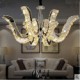 LED Crystal Lamp Modern Luxury Candle Crystal Pendant Lamp