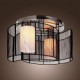 Ceiling Light Modern Design Bedroom 2 Lights Black