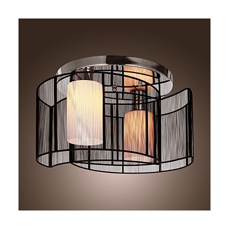 Ceiling Light Modern Design Bedroom 2 Lights Black