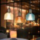 E27 Line 1M 14*18CM Nordic Personality Small Droplight Of Stained Glass Chandelier Restoring Ancient Ways LED