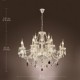 Max 40W Rustic/Lodge Crystal Electroplated Glass Chandeliers Living Room / Dining Room