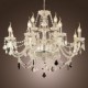 Max 40W Rustic/Lodge Crystal Electroplated Glass Chandeliers Living Room / Dining Room