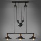 LED Pendant Lights Vintage 3 Lights ST64 Bulbs Included Up and Down system for Living Room / Bedroom