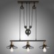 LED Pendant Lights Vintage 3 Lights ST64 Bulbs Included Up and Down system for Living Room / Bedroom