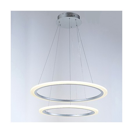 Modern 2 Ring LED Pendant Light chandeliers Lighting Fixtures with 42W CE FCC ROHS