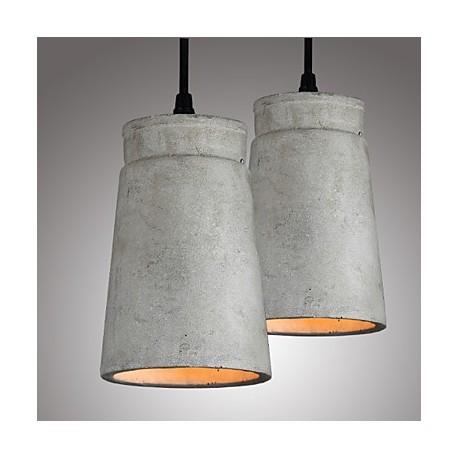 The Nordic Minimalist Retro Pendant Light Cement Vintage Lamp Restaurant Dining Room Coffee Hall Lighting Fixture