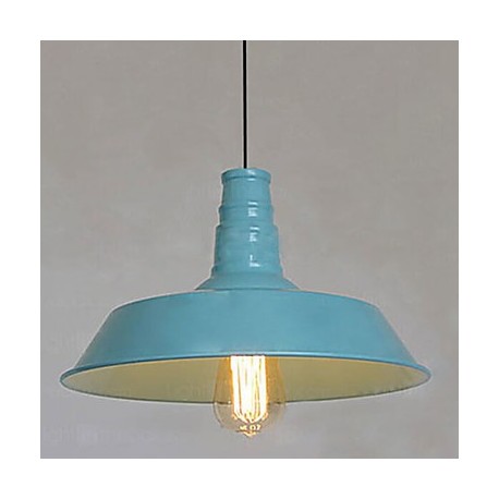 Max 60W Vintage Bulb Included Painting Metal Pendant Lights Living Room / Bedroom / Dining Room / Entry / Hallway / Garage