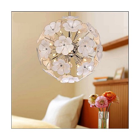 The Glass Ball Flower Garden Shops Warm Study Chandelier