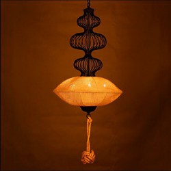 Nordic Retro Industrial Hemp Creative Birdcage Lamps