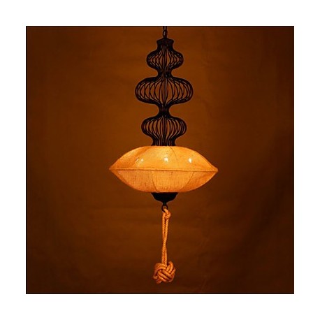 Nordic Retro Industrial Hemp Creative Birdcage Lamps