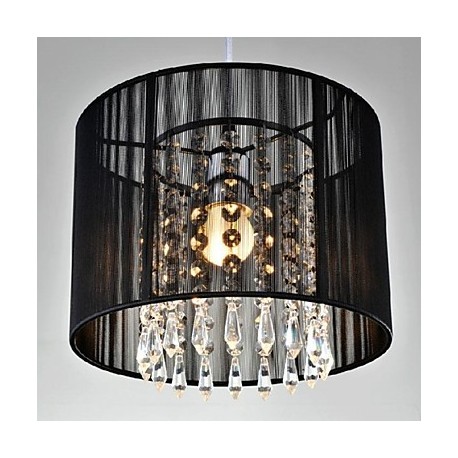 40W Modern/Contemporary Crystal / LED Chrome Metal Pendant Lights Bedroom / Dining Room