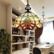 E27 220V 20CM 10-15㎡Chain Hoist 1 Meter European Pastoral Lamp Creative Art Glass Led Small Droplight