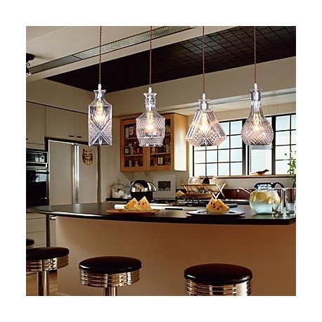 Max 40W*4 Modern/Contemporary / Traditional/Classic / Vintage / Island Bulb Included Metal Pendant Lights Dining Room