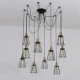 Vintage Edison Multiple Ajustable DIY Ceiling Lamp Light Pendant Lighting Chandelier Modern Chic Industrial Dining