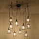 Vintage Edison Multiple Ajustable DIY Ceiling Lamp Light Pendant Lighting Chandelier Modern Chic Industrial Dining