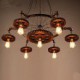 Creative Gear Of Retro Home Furnishing Bedroom Aisle Iron Chandelier