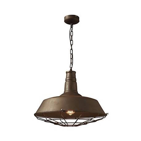 Retro Pendant Lamp 1 Light Old Metal Materila Shade For Coffee Shop And Dinning Room