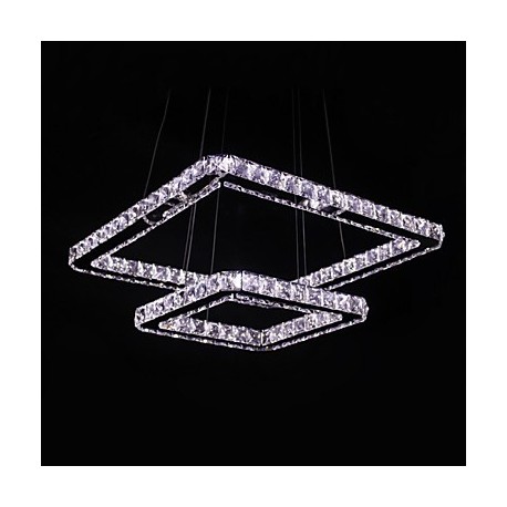 2 Modern/Contemporary Crystal / LED Metal Pendant Lights