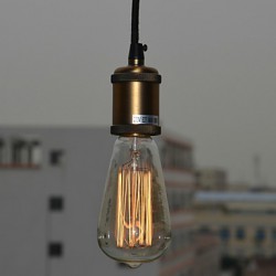 Max 60W Traditional/Classic / Vintage Mini Style / Bulb Included Electroplated Pendant LightsLiving Room / Bedroom / Dining Room