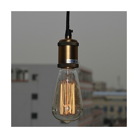 Max 60W Traditional/Classic / Vintage Mini Style / Bulb Included Electroplated Pendant LightsLiving Room / Bedroom / Dining Room