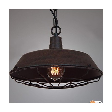 1 Light Vintage Metal Pendant Light