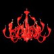 Modern Chandelier Light 24 Lights LED G4 Red Painting/ Bulb Included/ Living Room / Bedroom