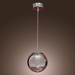 Max 60W Modern/Contemporary / Globe Mini Style Chrome Metal Pendant Lights Dining Room / Kitchen