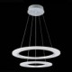 Modern LED Pendant Light Ceiling Hanging Chandeliers Lamp Fixtures with 2 ring 4060 CE FCC ROHS