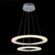 Modern LED Pendant Light Ceiling Hanging Chandeliers Lamp Fixtures with 2 ring 4060 CE FCC ROHS