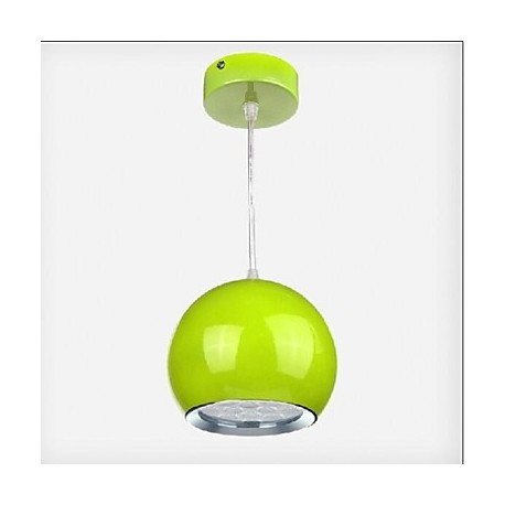 1w Modern/Contemporary / Globe LED Painting Metal Pendant LightsDining Room / Kitchen / Study Room/Office / Kids Room / Game Roo