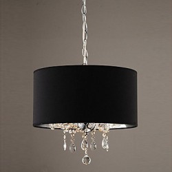 Max 60W Modern/Contemporary / Drum Crystal / Mini Style Chrome ChandeliersLiving Room / Bedroom / Dining Room / Study Room/Offic