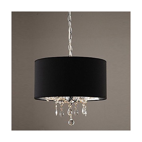 Max 60W Modern/Contemporary / Drum Crystal / Mini Style Chrome ChandeliersLiving Room / Bedroom / Dining Room / Study Room/Offic