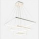 Modern Design/90W LED Pendant Light Three Rings Squareness/Fit for Showroom,Living Room, Dining Room,office, Game Room