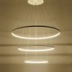 Modern Design/90W LED Pendant Light Three Rings /Fit for Showroom,Living Room, Dining Room,Study Room/Office, Game Room