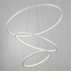 Modern Design/90W LED Pendant Light Three Rings /Fit for Showroom,Living Room, Dining Room,Study Room/Office, Game Room