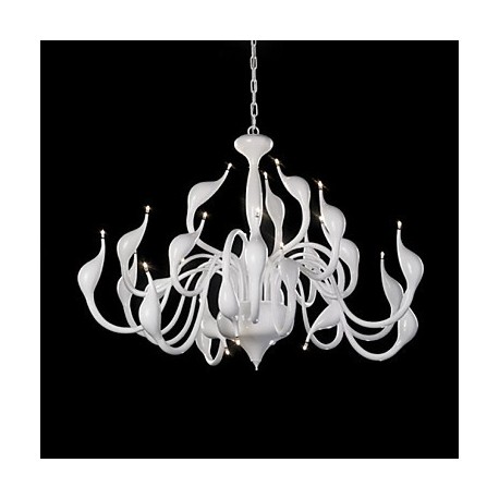 Modern Chandelier Light 24 Lights LED G4 White Painting/ Bulb Included/ Living Room / Bedroom