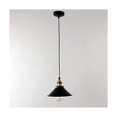 Max 60W Traditional/Classic / Retro / Bowl Mini Style / Bulb Included Painting Pendant LightsLiving Room / Bedroom / Dining Room