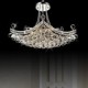 Max 40W Modern/Contemporary Crystal Electroplated Metal Pendant Lights Living Room / Bedroom / Dining Room