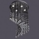 50w Modern/Contemporary Crystal Chrome Metal Flush Mount Bedroom / Hallway