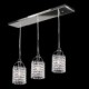 Max 40W Crystal Metal Pendant Lights Living Room