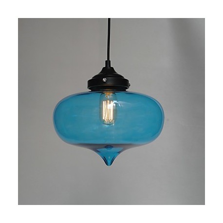 Bubble Design Pendant, 1 Light with Transparent Shade